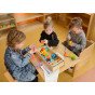 Didelis medinis Montesori siūlų įtraukiklis MASTERKIDZ