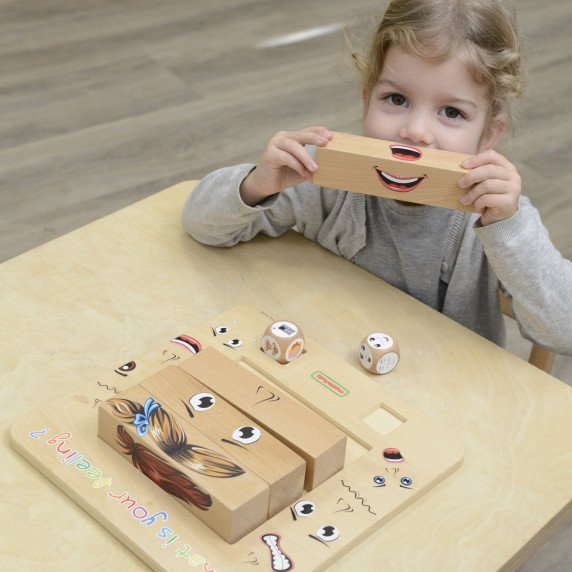 MASTERKIDZ Montessori emocijų atpažinimo lenta