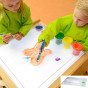 MASTERKIDZ Montessori kvadratinis tapybos dubuo