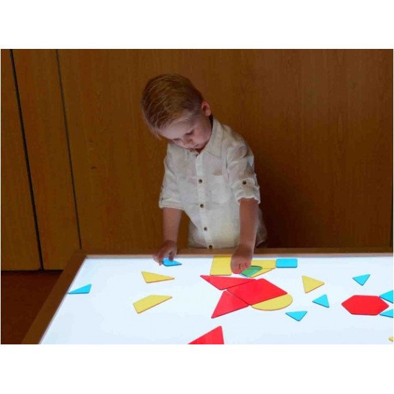 MASTERKIDZ Skaidrios geometrinės formos (51 vnt.)