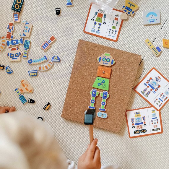 VIGA Medinis Nagų Menas 45 Dalis Montessori