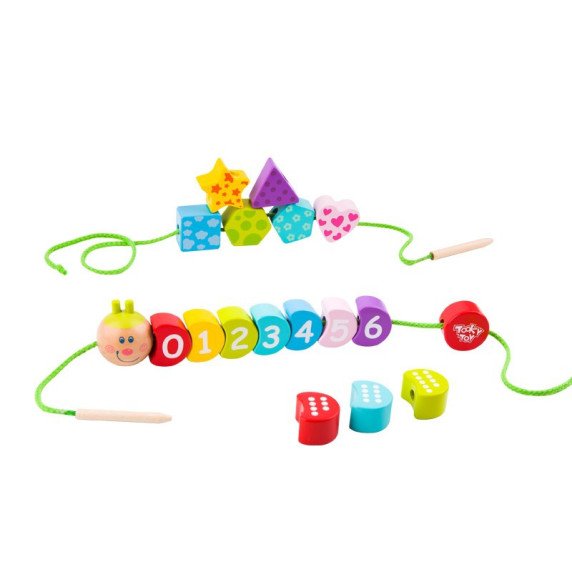 TOOKY TOY mediniai gijimo blokai 