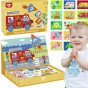 TOOKY TOY Montessori mokomasis dėlionės magnetinis dėžutė vaikams 80 vnt.
