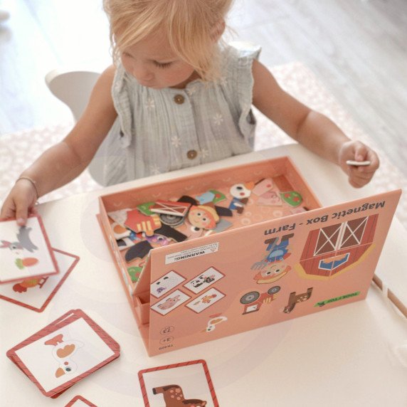 TOOKY TOY Magnetinis ūkio puzzle.