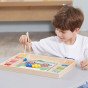 VIGA medinis kamuolių surinkimo ir suderinimo žaidimas Montessori galvosūkis