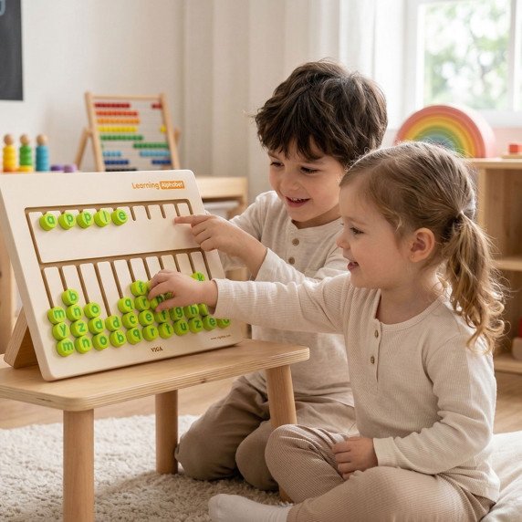 Viga Toys Abėcėlės mokymo jutiklinė lentelė