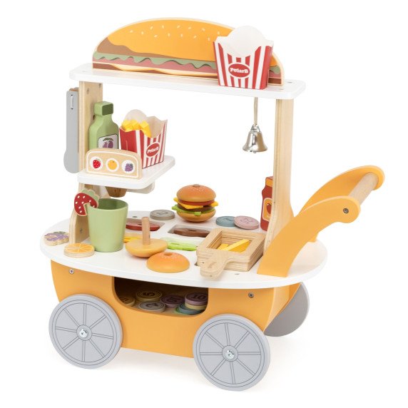 VIGA Mini Hamburger parduotuvė – Kūrybinis vaidmuo žaisti