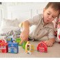 TOOKY TOY Medinis Pastatų ir Figūrų Miesto Rinkinys