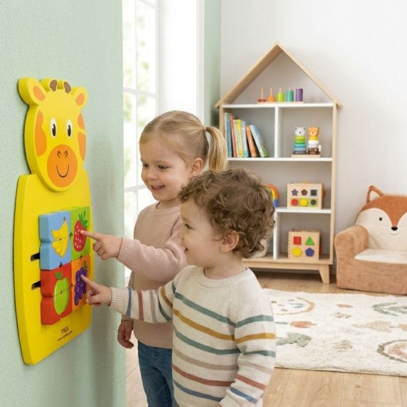 VIGA Medinis Senvagės Lentelė FSC Montessori Sertifikatas