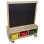 MASTERKIDZ Dvigubos paskirties stalčiaus ir magnetinio rašymo lentos