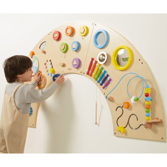 Montessori ARKA sensorinė manipuliacinė sienelė