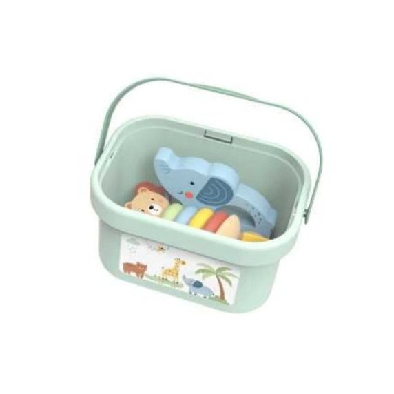 TOOKY TOY Rūšiavimo dėžutė 3 viename Blokai Piramidės Dramblys