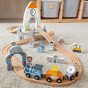 Medinis kosmoso traukinukų takelis TOOKY TOY