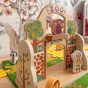 TOOKY TOY Mini Zoo Portable Gyvūnų Krepšio Rinkinys