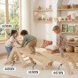 VIGA Medinė laiptelė Pikler klajavimo trikampis Montessori