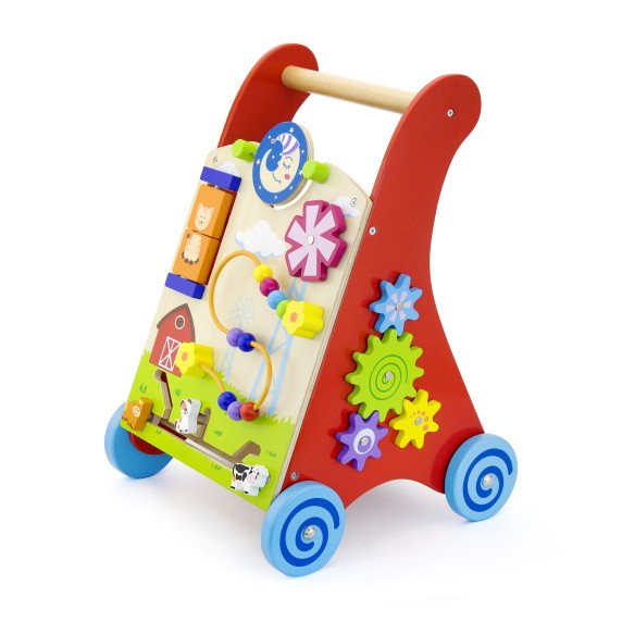 Viga toys Mokomasis Pasivaikščiojimo Vežimėlis vaikams Montessori'ai