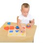 MASTERKIDZ Formų rūšiavimo Montessori geometriniai blokai