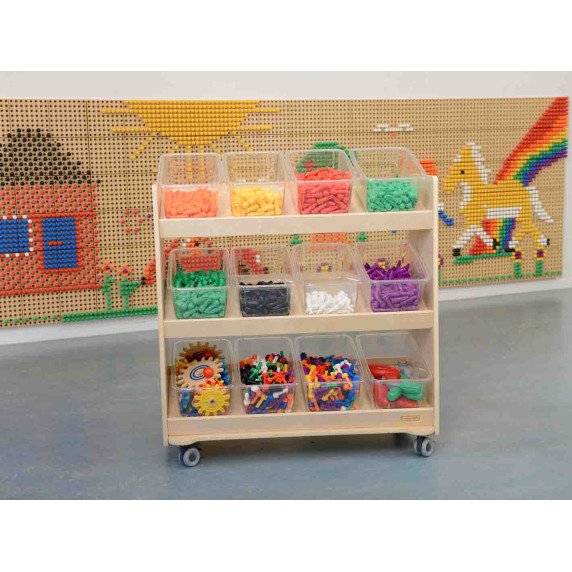 MASTERKIDZ Ratu ant lentynos - 3 lentynos STEM lento priedams