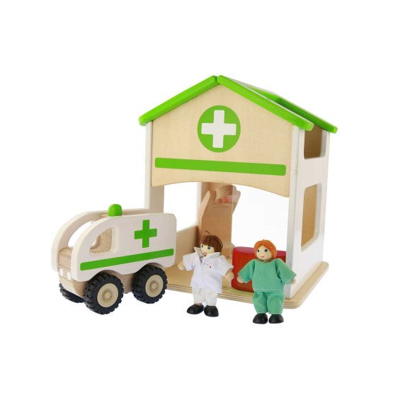 MASTERKIDZ Mini Ligoninės Medinis Modelis Rinkinys