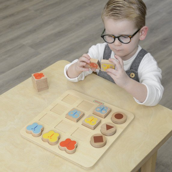 MASTERKIDZ Montessori Spalvų ir Raštų Atitikimo Galvosūkis