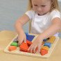 MASTERKIDZ Edukacinė lentyna išmanusis dėlionės rodymas mišrių spalvų Montessori metodu