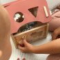 TOOKY TOY Ūkio Medžio gyvūnų formų rūšiavimo žaislas