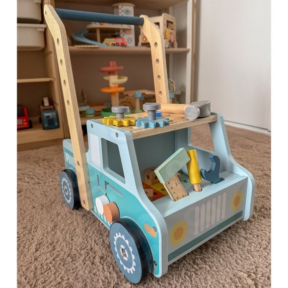TOOKY TOY Medinis laikrodis automobilis Mini STEM darbo dirbtuvė