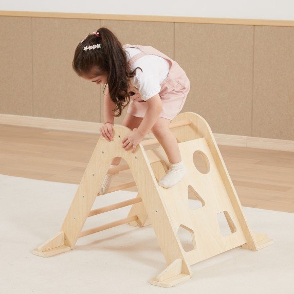 VIGA Medinis laiptelis Pikler klajoklis Montessori
