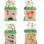 TOOKY TOY Edukacinis Kubas su Rūšiavimo Labyrintu ir Susipynusiais Gyvūnais