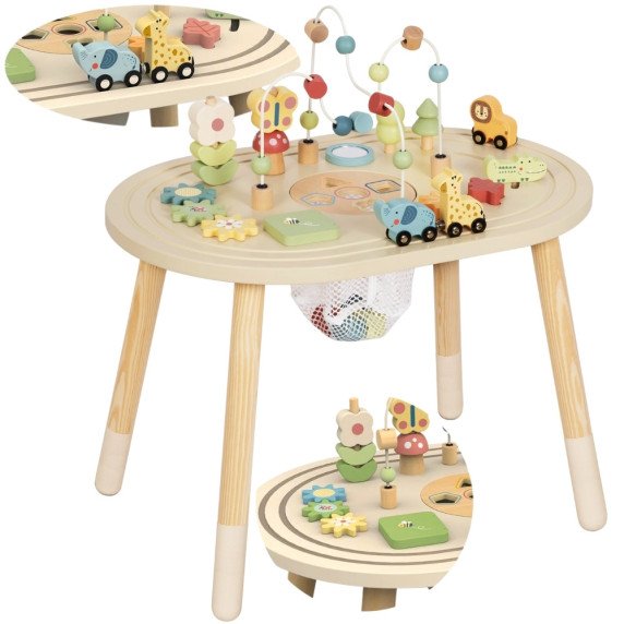 TOOKY TOY Medinis safari veiklos stalas