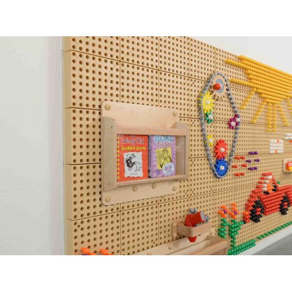 MASTERKIDZ Medinis dėžė objektams 40 cm - MOKSLAS STEM ir Kūrybiškumas lentos
