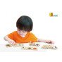 Viga Toys medinis loginis galvosūkis 24 dalių