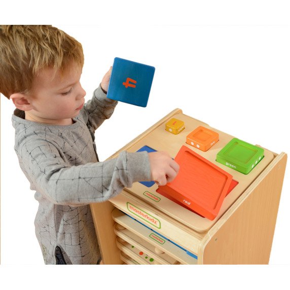 MASTERKIDZ Medinis piramidės mokomasis skaičiavimo ir spalvų Montessori užsakymas