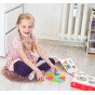 TOOKY TOY Aštakampis galvosūkis iš medžio mozaikos, mokomasis (73 vnt.)