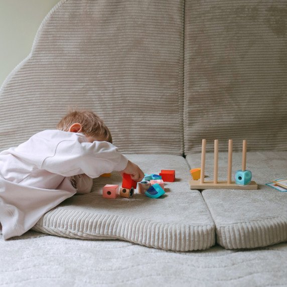 TOOKY TOY Kūrybinis medinis 3D kosmoso blokų krabas