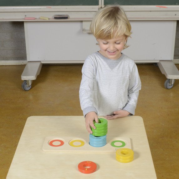 MASTERKIDZ Montessori spalvų ir dydžių mokymosi žaidimas