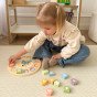 TOOKY TOY Medinis Laikrodis Švietimo Žaislas, Mokantis Laiką Formas