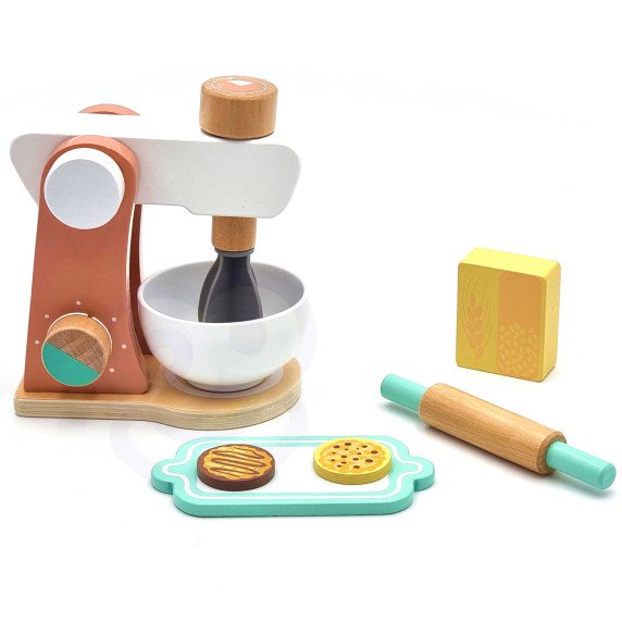 TOOKY TOY Medinis maišytuvas vaikams + priedai