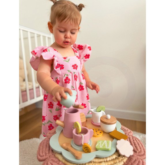 TOOKY TOY Popietės Arbata Medinis Arbato Rinkinys