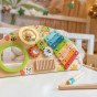 TOOKY TOY Daugiafunkcinis Instrumentų Muzikos Centras Ksilofonas Ratų Grotuvas Būgnas Simbalas Valgomoji Įranga