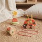 TOOKY TOY „Mergaitės vaikštantis paukštėlis“ 3 į 1 vystymosi žaidimų rinkinys