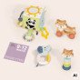 TOOKY TOY pojūčių dovanų rinkinys vaikams nuo 9 iki 12 mėnesių