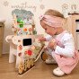TOOKY TOY Sodo vežimėlis Medinė Parduotuvė 57 vnt.
