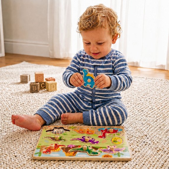 TOOKY TOY Medinis Montesori gyvatės formų galvosūkis