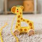 TOOKY TOY Medinis viliojamas žirafas