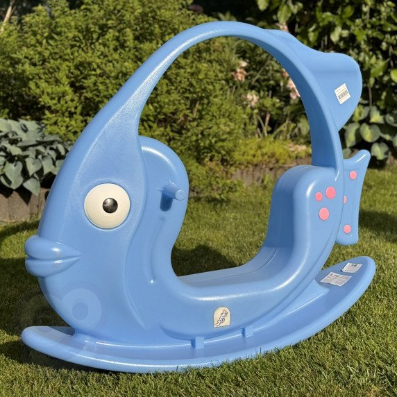 WOOPIE Mėlynas žuvies supamasis gultas iki 35 kg