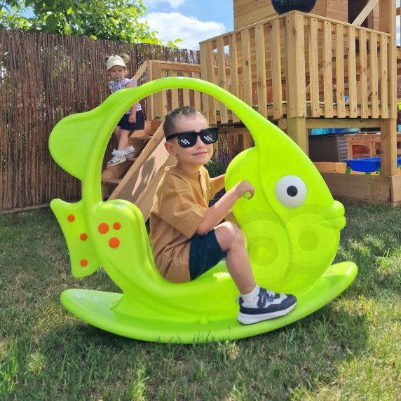 WOOPIE Žalia Žuvies Supynės Sūpynės iki 35 kg