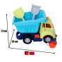 WOOPIE smėlio rinkinys su sunkvežimiu 52 cm XXL ir 20 dalių formelių