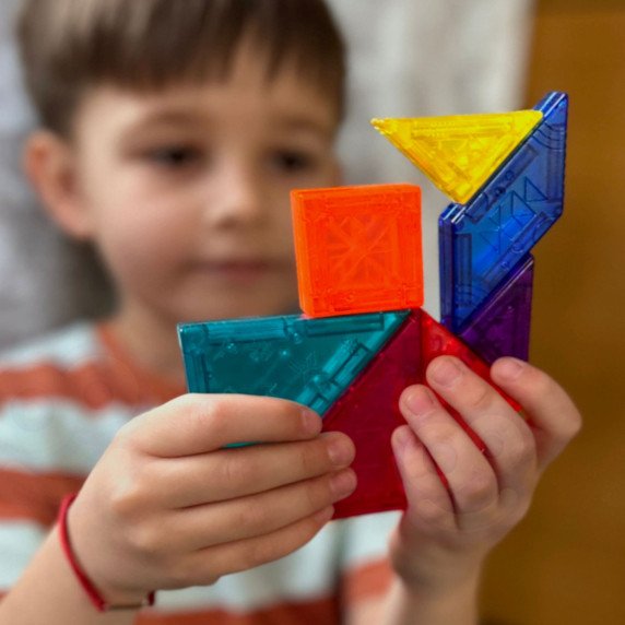 WOOPIE Tangram Magnetiniai Blokai 3D Galvosūkis