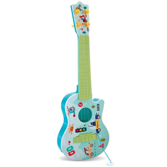 WOOPIE akustinė gitara vaikams Žalia 43 cm
